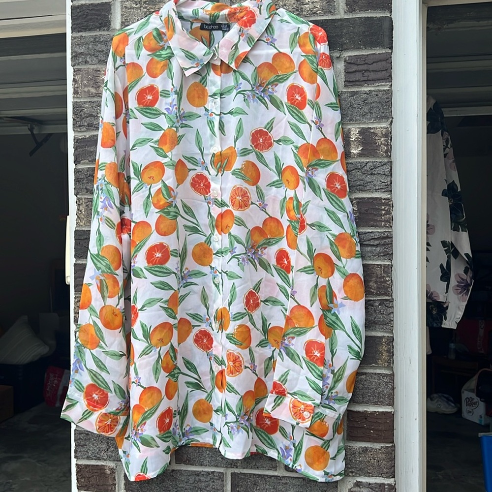 NWT, shirt or coverup